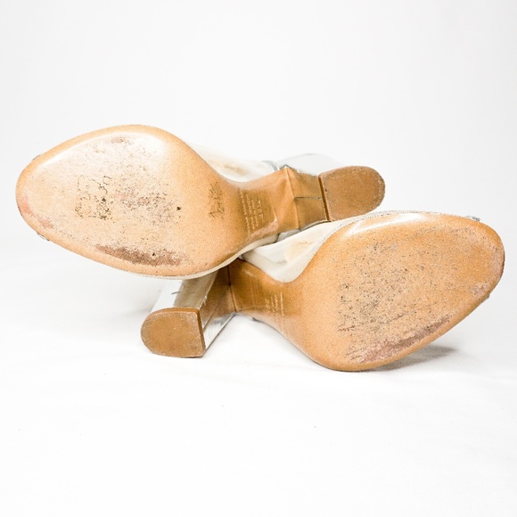 NICHOLAS KIRKWOOD Transparent Silver Mesh Booties - Picture 8 of 8